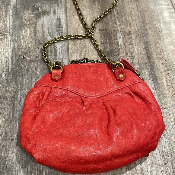Fossil Leather Crossbody Red - Picture 3 of 7